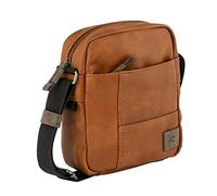 CAMEL ACTIVE Bolso de hombro 'Laos' cognac / gris / negro One Size cognac / gris / negro