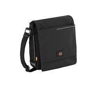 camel active Bolso de hombro City para hombre con solapa, tamaño mediano, negro