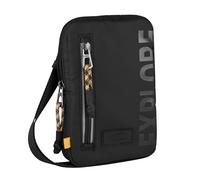 camel active Bolso de hombro Explore para hombre, tamaño mediano, negro