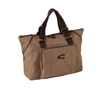 camel active Bolso de hombro Journey para hombre con cremallera, tamaño grande, color beige