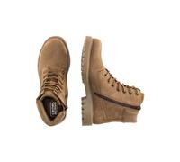camel active Botas con cordones para mujer de piel de vacuno auténtica, coñac, 36 EU
