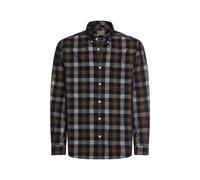 Camel active Camisa de Hombre Manga Larga Braun Cuadros 6S43 409143 27 Oscuros