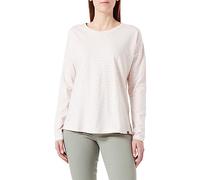 camel active Camisa de Manga Larga Hecha de algodón orgánico Camiseta, Rosa, S para Mujer