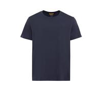 camel active Camiseta básica de Manga Corta para Hombre con Cuello Redondo, Azul Oscuro, XXL