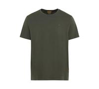 Camel Active Camiseta básica de Manga Corta para Hombre con Cuello Redondo, Verde, 3XL