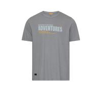 CAMEL ACTIVE Camiseta dorado / gris / gris basalto M dorado / gris / gris basalto