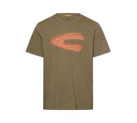 CAMEL ACTIVE Camiseta oliva / coral / naranja oscuro XXL oliva / coral / naranja oscuro