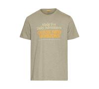 camel active Camiseta para Hombre con Estampado de algodón orgánico, Verde, M