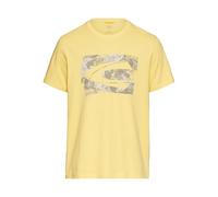 camel active Camiseta para Hombre de algodón orgánico, Amarillo, XL