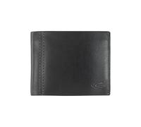 camel active Cartera Bilbao para hombre, formato horizontal, piel RFID, tamaño mediano, negra