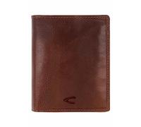 camel active Cartera Como para hombre, de piel RFID de gran formato, talla mediana, color marrón coñac