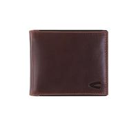 camel active Cartera Cruise para hombre, de gran formato, de piel RFID, color marrón medio