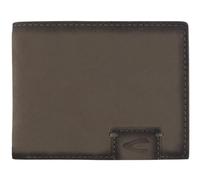 camel active Cartera Dallas para hombre, tamaño pequeño, diseño de paisaje, piel RFID, talla pequeña, color gris