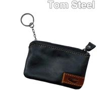 Camel Active Cartera De Llaves De Cuero Verdadero Bolsa De Llaves Plana