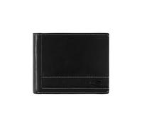 camel active Cartera Field para Hombre, de Gran Formato, de Piel RFID, tamaño Mediano, Color Negro
