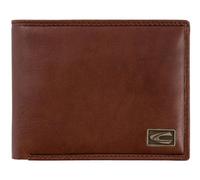 camel active Cartera Japan para hombre, formato horizontal, piel RFID, tamaño mediano, marrón coñac