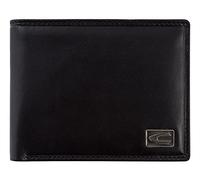 camel active Japan Cartera horizontal para Hombre, 000345, Negro, 12 x 2 x 9,5