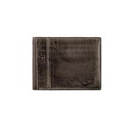 camel active Cartera Melbourne para hombre, pequeña, con diseño de paisaje, de piel, pequeña, negra