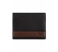 camel active Cartera Taipei para hombre, formato horizontal, piel RFID, tamaño mediano, negra