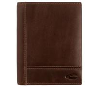 camel active Cartera Tokyo para hombre, de piel de gran formato, color marrón medio