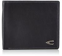 camel active Cartera Vegas para hombre, de gran formato, de piel RFID, talla mediana, negra