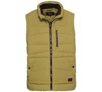 camel active Chaleco de hombre con cuello alto, Piedra musgosa, S