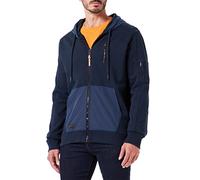 camel active Chaqueta de Punto para Hombre., Azul Noche (Night Blue), XXXL