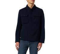 camel active Chaqueta Interior Con Aspecto de Lana Blazer Casual, Azul Oscuro, M para Hombre