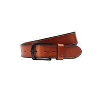 camel active Cinturón de piel de 4 cm de ancho con hebilla de metal coñac, coñac, L