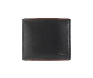 camel active Cuero Monedero Cruise Wallet Horizontal Format Black Negro