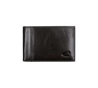camel active Cuero Monedero Pine Horizontal Wallet Slim Black Negro