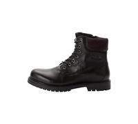 camel active Damen Schnürboots aus Echtem Rindsleder Schwarz, Womenswear-38, Botas de Moda Mujer, Negro, 38 EU