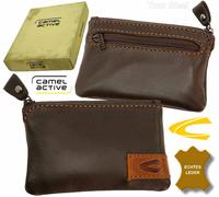 CAMEL ACTIVE Estuche Para Llaves Bolsa De Cuero Marrón