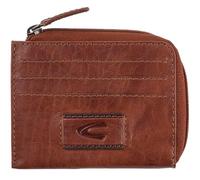 camel active Funda de piel Panama para hombre tipo cartera y tarjetas de crédito, tamaño pequeño, color marrón coñac