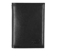 camel active Funda Tipo Cartera Wood para Hombre, tamaño pequeño, para Tarjetas de crédito, Color Negro