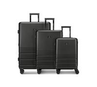 camel active Hanoi 4 ruedas Juego de maletas 3 piezas Con asa expansible negro