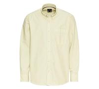 camel active Herren Baumwollhemd mit Brusttasche | Langarmhemd aus Baumwolle im Regular Fit | Hellgrün, Menswear-XL Camisa, Verde Claro, Hombres