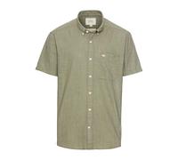 camel active Herren Kurzarmhemd mit Strukturmuster Dunkelgrün, Menswear-XXL Camiseta, Verde Oscuro, Hombres