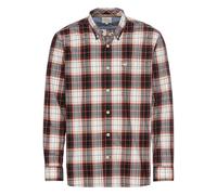 camel active Herren Langarm Hemd im Karomuster aus Reiner Baumwolle Ziegelrot, Menswear-s Camisa Abotonada, Rojo ladrillo, Hombres