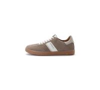 camel active Herren Sneaker aus Veloursleder weiß, Menswear-44, Zapatos para Nieve Hombre, Beige Blanco, 44 EU
