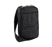 camel active Journey Bolso bandolera para Hombre, 000383, Negro, 11,5 x 4 x 19,5