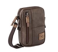 camel active Laos Bolso bandolera para Hombre, 004066, Marrón, 13x3x19