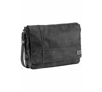 camel active Messenger bag; 251 Laos Bolso bandolera, 40 cm, Negro (Schwarz)