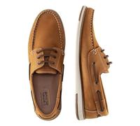 camel active Mocasines de cuero genuino para hombre, marrón, 43 EU