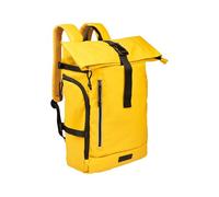 camel active Mochila enrollable para hombre de nailon reciclado amarillo, Menswear-L, amarillo, large, Rucksack