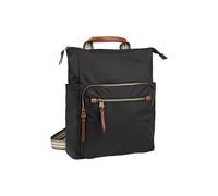 camel active Mochila tipo hobo Bari para mujer, talla mediana, negra