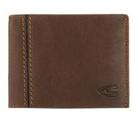 camel active Cartera Bilbao para hombre, tamaño pequeño, diseño horizontal, piel RFID, pequeña, color marrón coñac