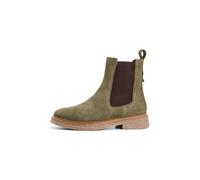 camel active Mujer Chelsea bota de cuero genuino