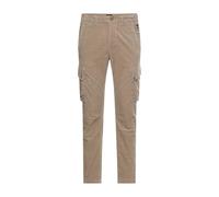 Camel Active Pantalones Cargo de Corte Regular para Hombre, Gris, 34W / 32L