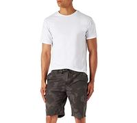 camel active Pantalones Chinos con Estampado Militar, Corte Regular, Houston, Gris, 32W para Hombre